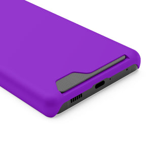 Electric Purple Samsung Case (Card) Phone Case