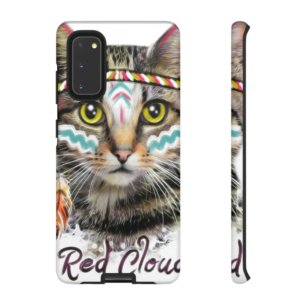 Red Cloud Cat Android Case (Protective) Samsung Galaxy S20 Matte Phone Case