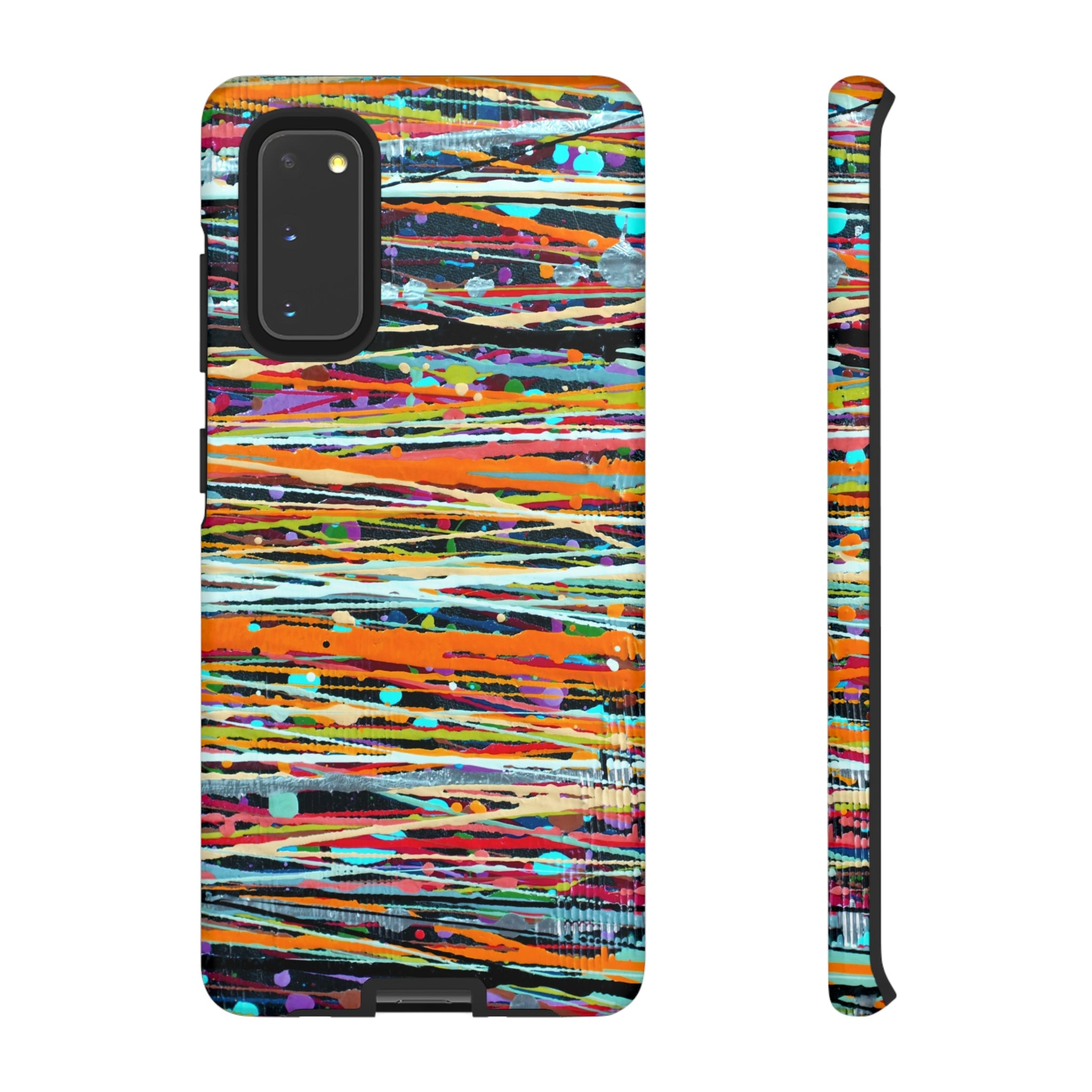 Stripe Art Android Case (Protective) Samsung Galaxy S20 Matte Phone Case