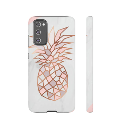 Pineapple Rose Gold Android Case (Protective) Samsung Galaxy S20 FE Matte Phone Case