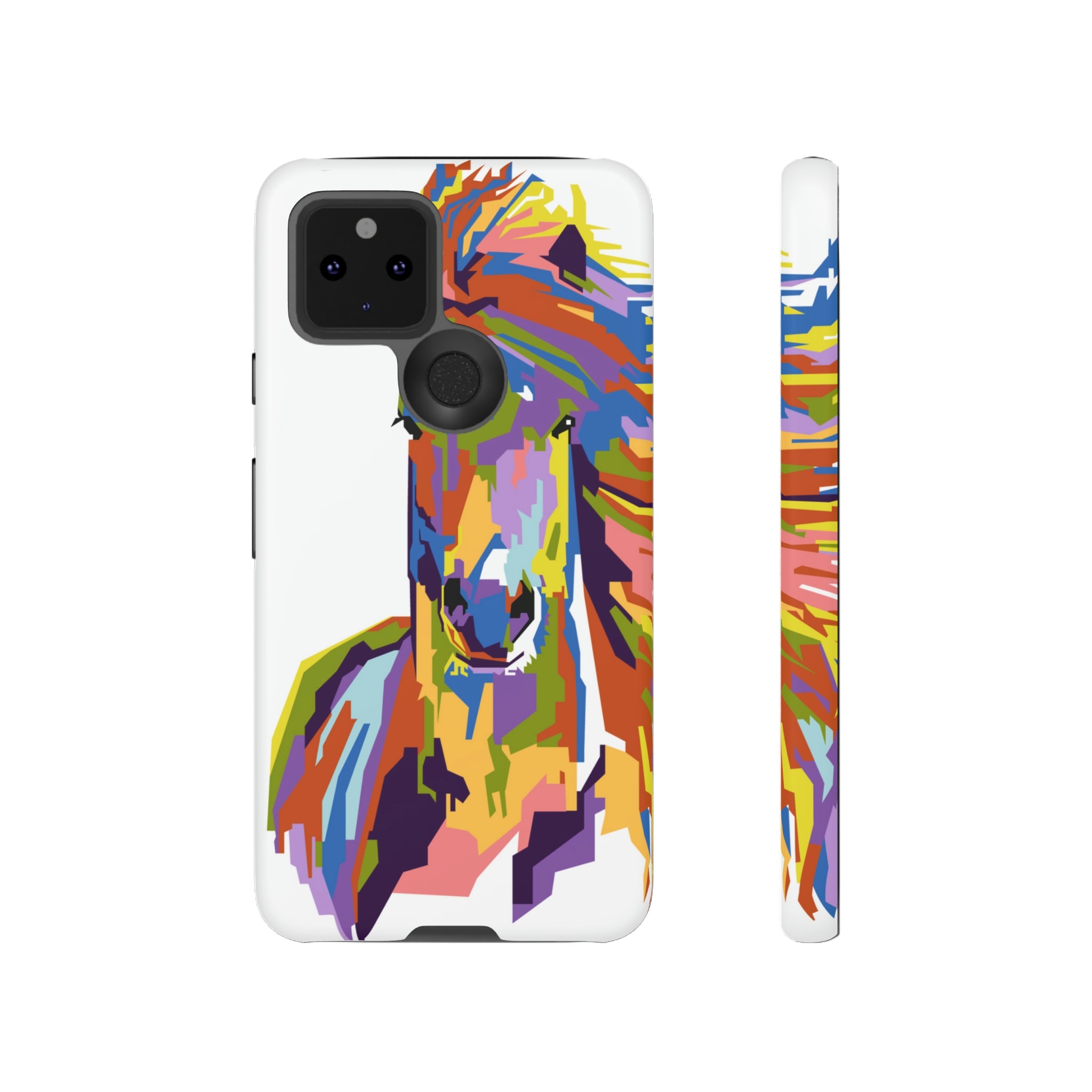 Horse Abstract Art Android Case (Protective) Google Pixel 5 5G Matte Phone Case