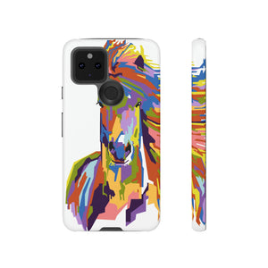 Horse Abstract Art Android Case (Protective) Google Pixel 5 5G Matte Phone Case