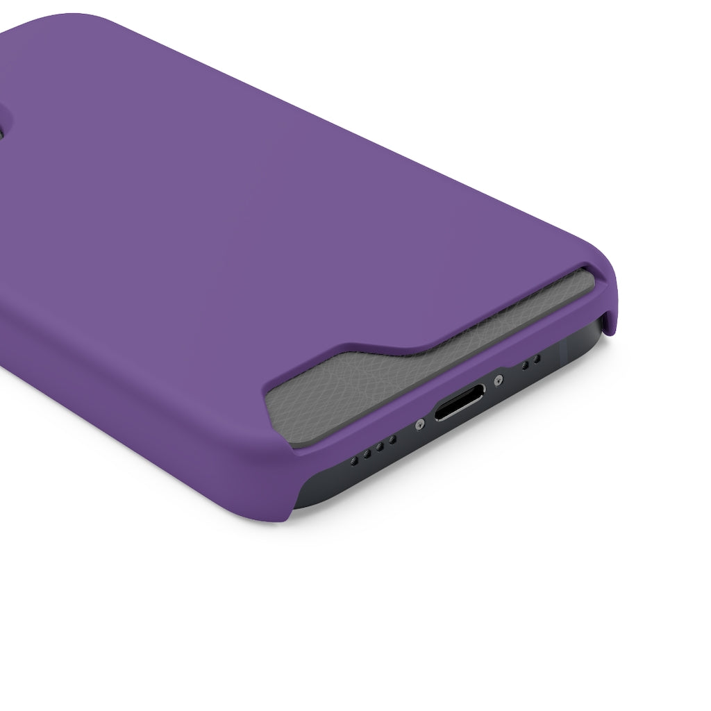 Dark Lavender iPhone Case (Card) Phone Case