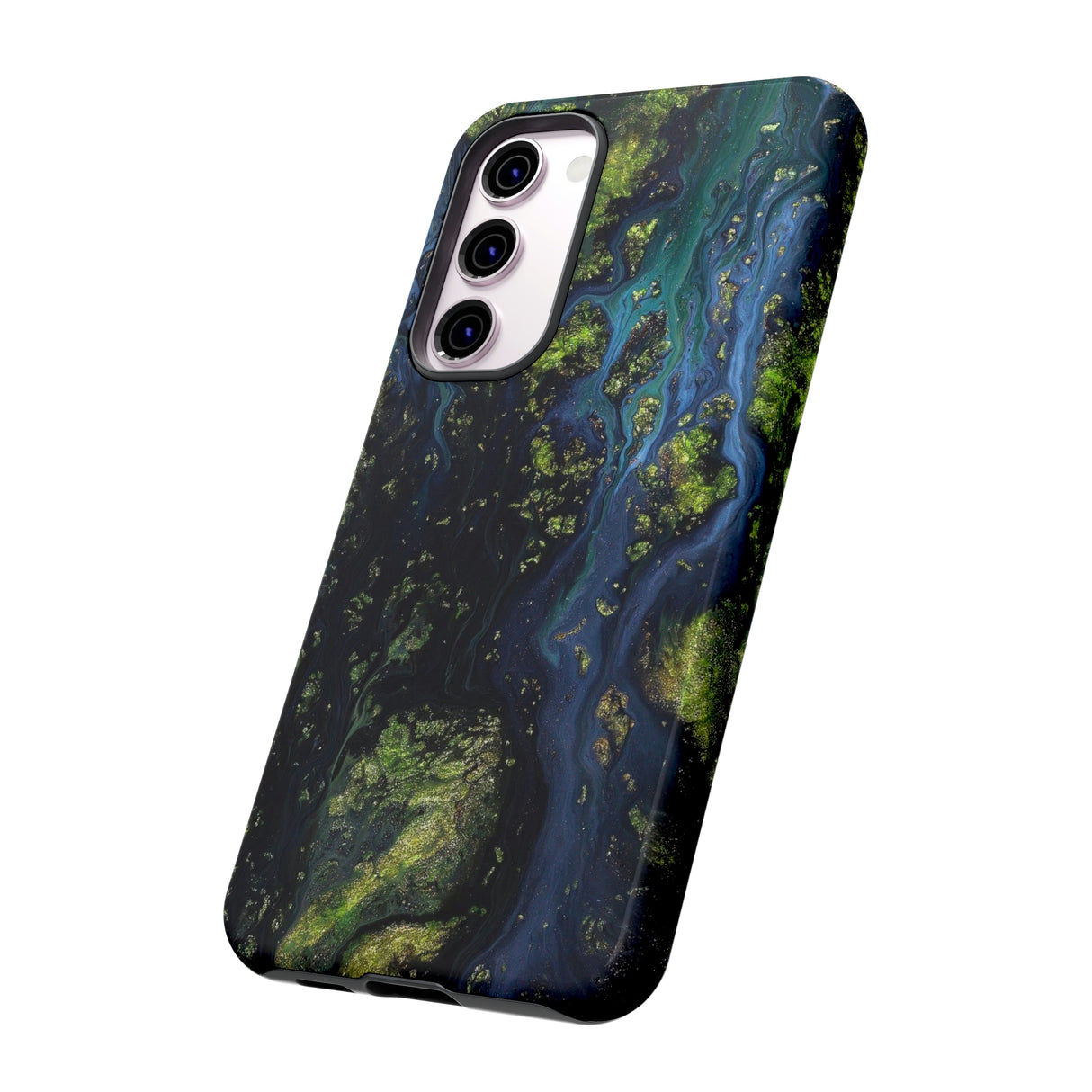 Blue Cosmos Ink Art Android Case (Protective) Phone Case