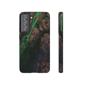 Earth Ink Art Android Case (Protective) Samsung Galaxy S21 FE Glossy Phone Case