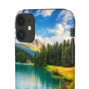 Fantastic Azure Alpine Lake Samsung/iPhone (Slim) iPhone 11 Matte Phone Case