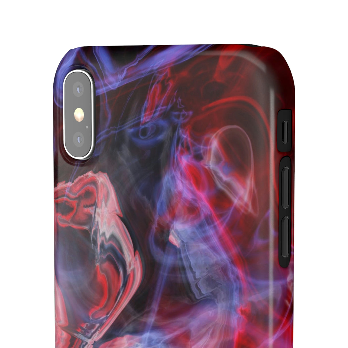 Red Marble iPhone Case (Slim) Phone Case