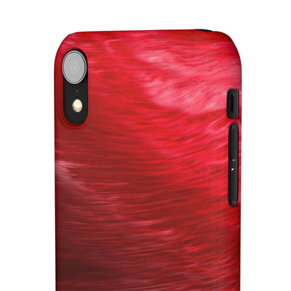 Red Feather Ink Art iPhone Case (Slim) Phone Case