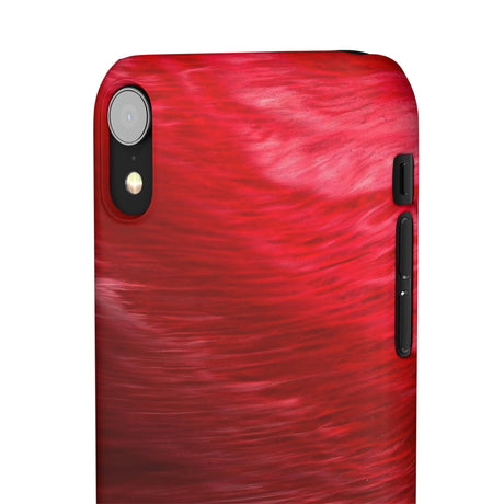 Red Feather Ink Art iPhone Case (Slim) Phone Case