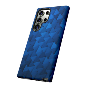 Blue Geometric Android Case (Protective) Phone Case