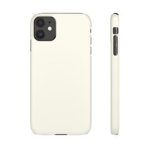 Floral White iPhone Case (Slim) iPhone 11 Matte Phone Case