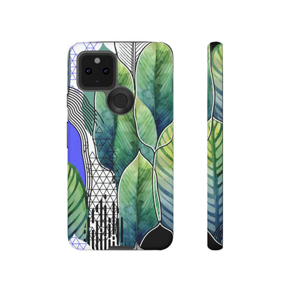 Green Leafs Android Case (Protective) Google Pixel 5 5G Matte Phone Case