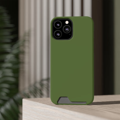 Dark Olive Green iPhone Case (Card) Phone Case