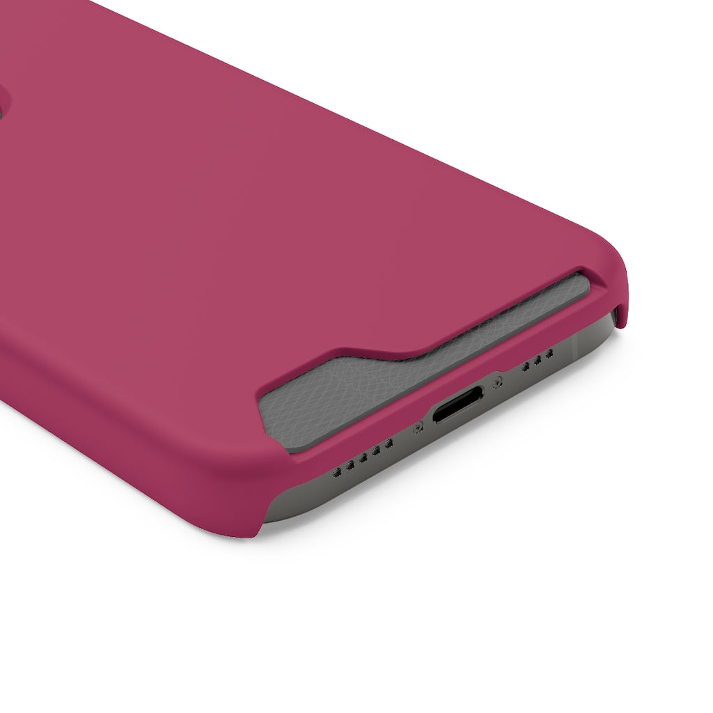 Maroon iPhone Case (Card) Phone Case