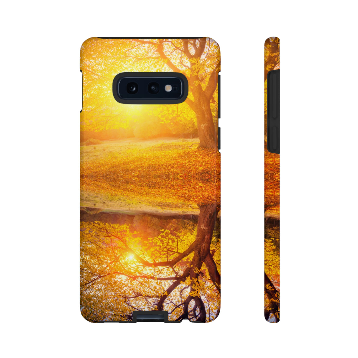 Golden Sundown Android Case (Protective) Samsung Galaxy S10E Glossy Phone Case