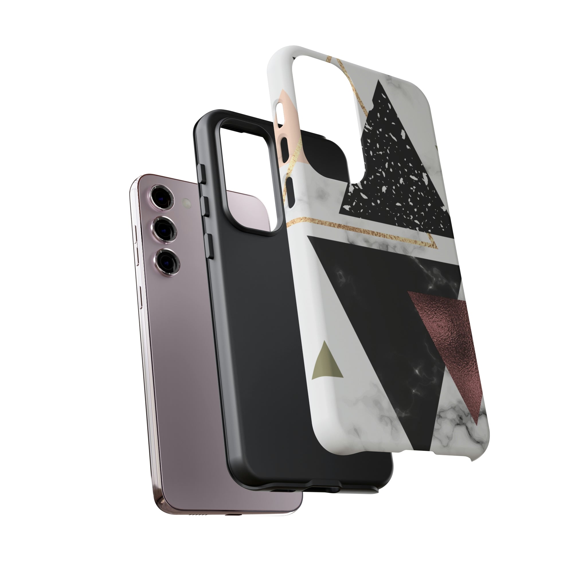 Rose Gold Triangles Android Case (Protective) Phone Case