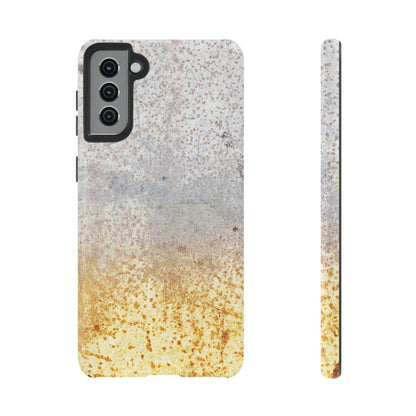 Gold Abstract Android Case (Protective) Samsung Galaxy S21 Plus Matte Phone Case