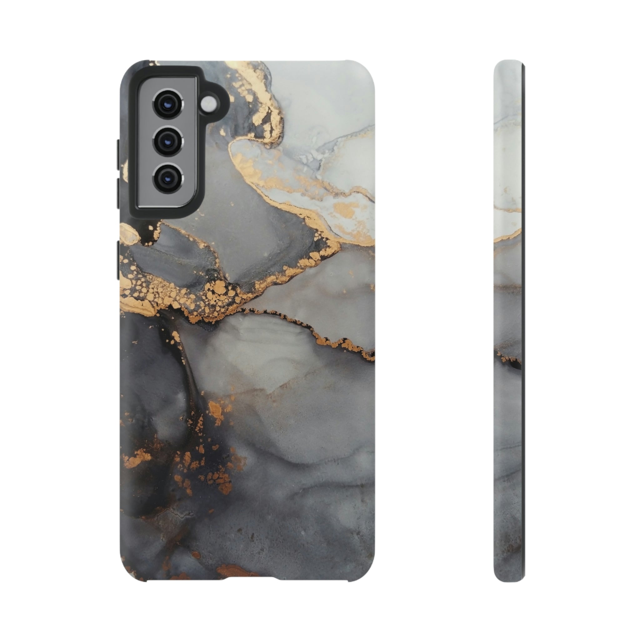 Grey Marble Android Case (Protective) Samsung Galaxy S21 Plus Matte Phone Case