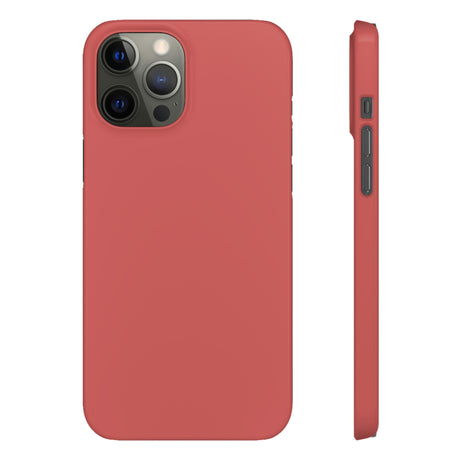 Indian Red iPhone Case (Slim) iPhone 12 Pro Max Glossy Phone Case