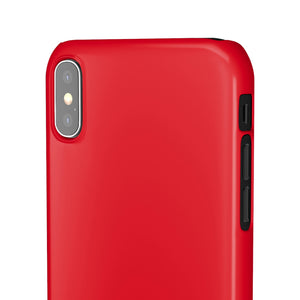 Cadmium Red iPhone Case (Slim) Phone Case