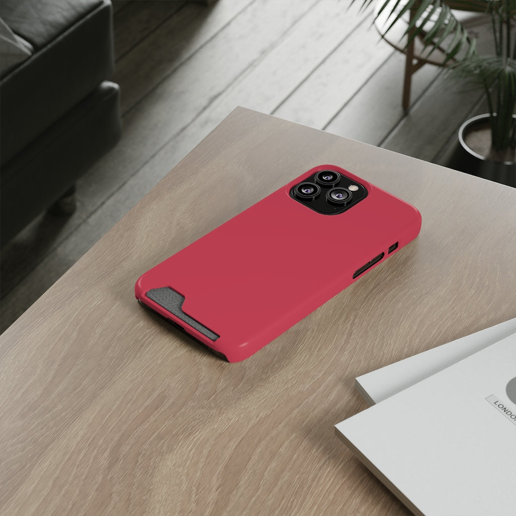 Brick Red iPhone Case (Card) Phone Case