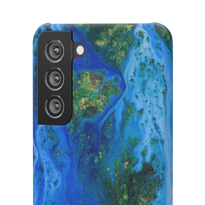 Blue Globe Ink Art Android Case (Slim) Phone Case