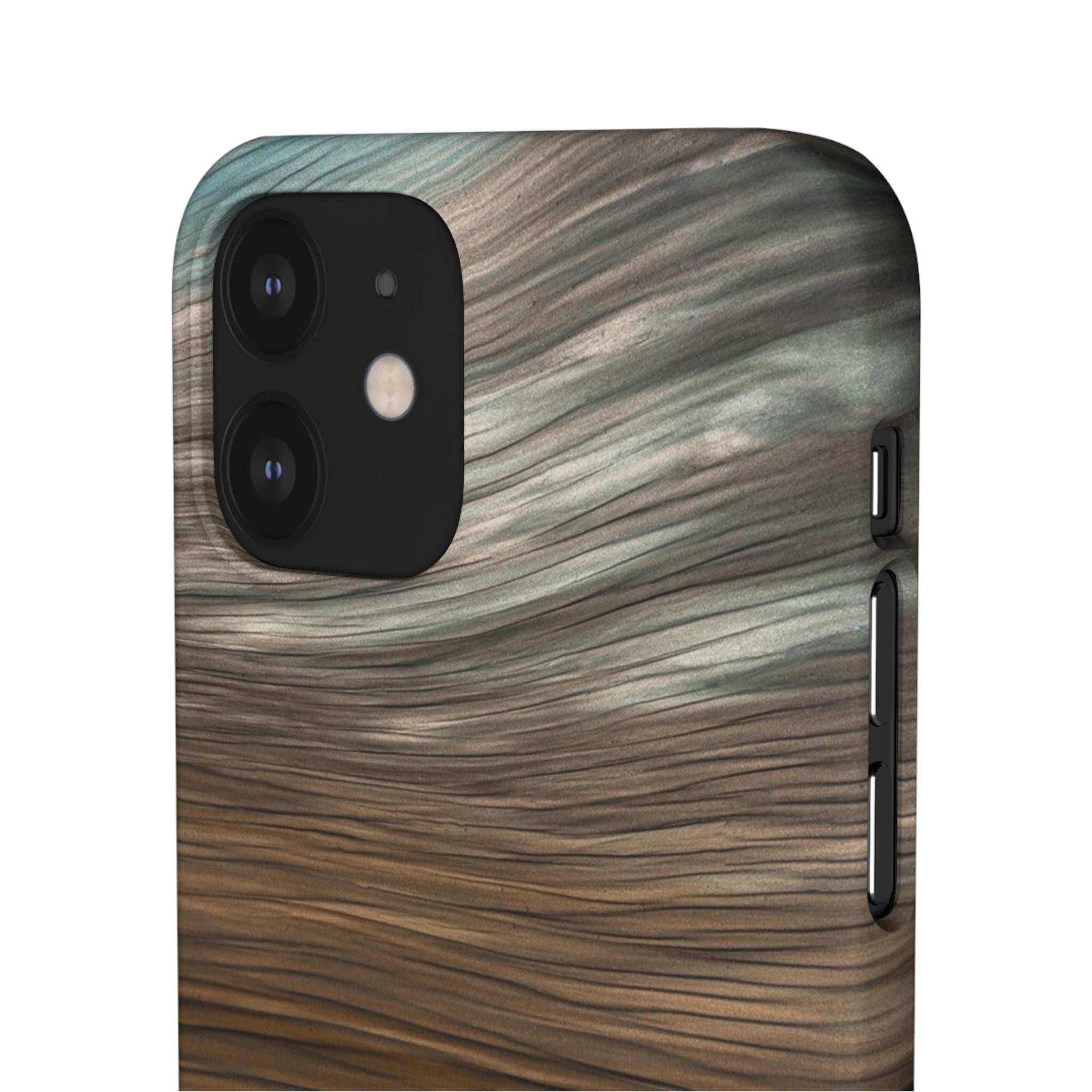 Silver Ink Art iPhone Case (Slim) Phone Case