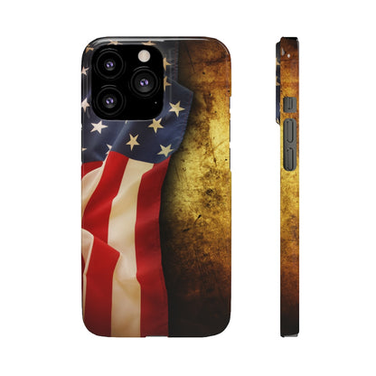 Close up of American flag Samsung/iPhone (Slim) Phone Case