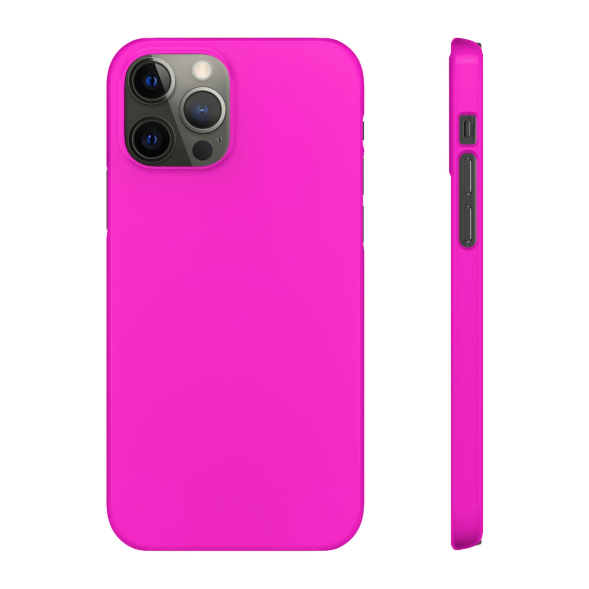 Hot Magenta iPhone Case (Slim) iPhone 12 Pro Glossy Phone Case