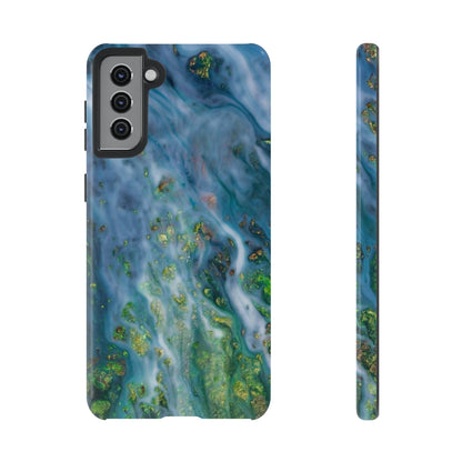 Forest Mist Ink Art Android Case (Protective) Samsung Galaxy S21 Plus Glossy Phone Case