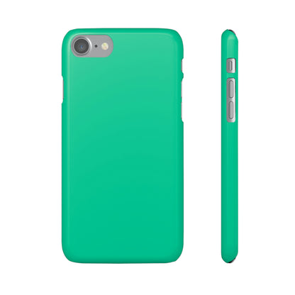 Caribbean Green iPhone Case (Slim) iPhone 7 Glossy Phone Case