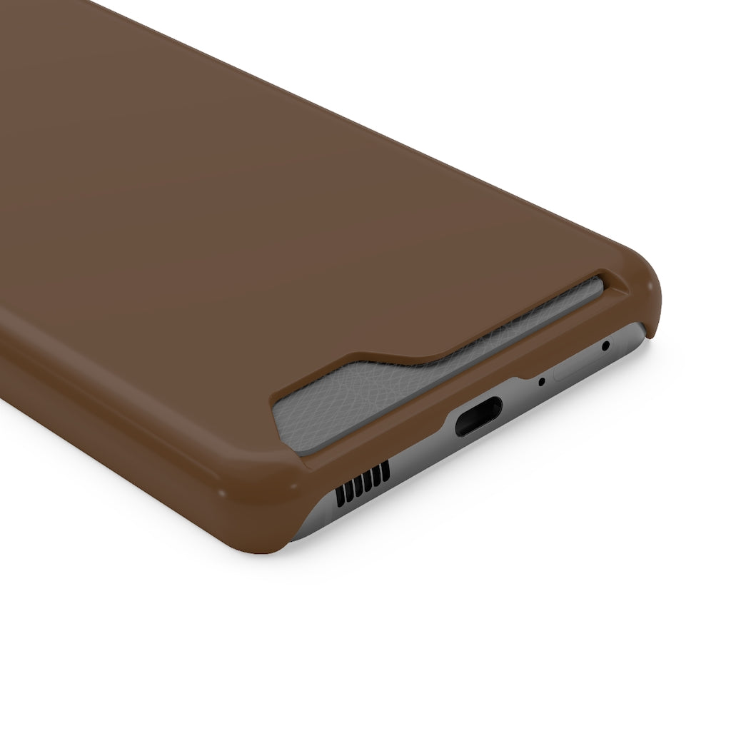 Dark Brown Samsung Case (Card) Phone Case