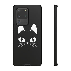 Cartoon Cat Icon Android Case (Protective) Samsung Galaxy S20 Ultra Glossy Phone Case