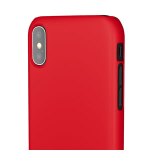 Cadmium Red iPhone Case (Slim) Phone Case