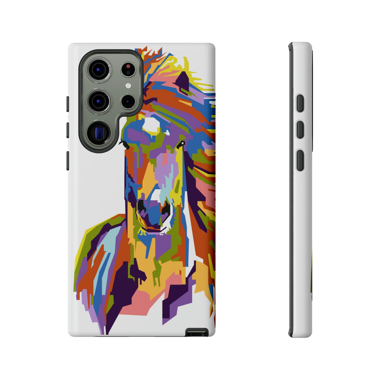 Horse Abstract Art Android Case (Protective) Samsung Galaxy S23 Ultra Glossy Phone Case