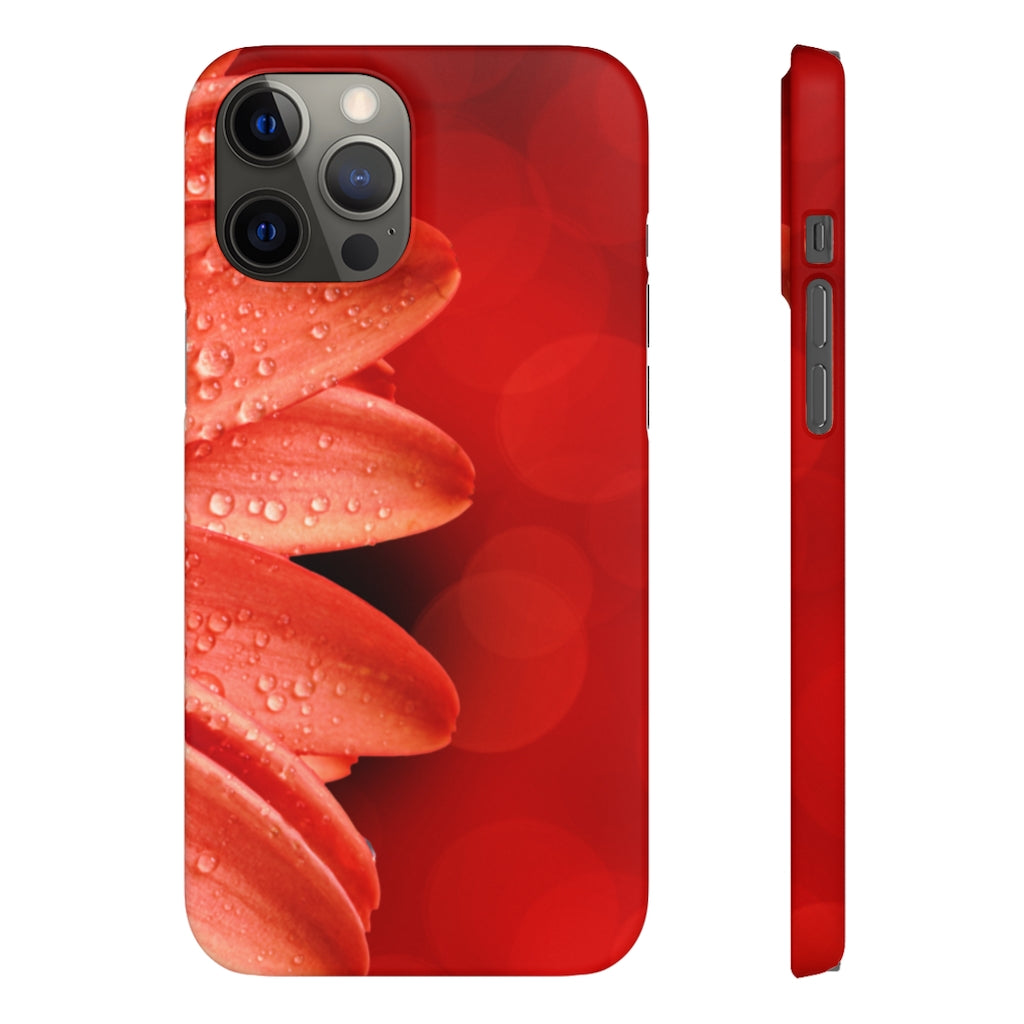 Red Spring Flower Samsung/iPhone (Slim) Phone Case