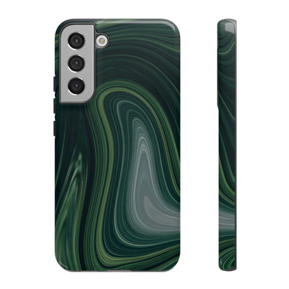 Green Marble Android Case (Protective) Samsung Galaxy S22 Plus Glossy Phone Case