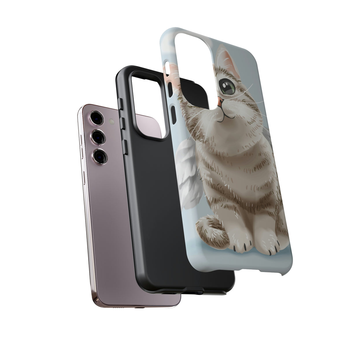 Cute Angel Cat Android Case (Protective) Phone Case