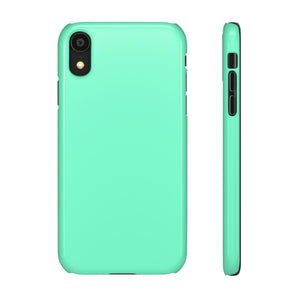 Aquamarine iPhone Case (Slim) iPhone XR Glossy Phone Case