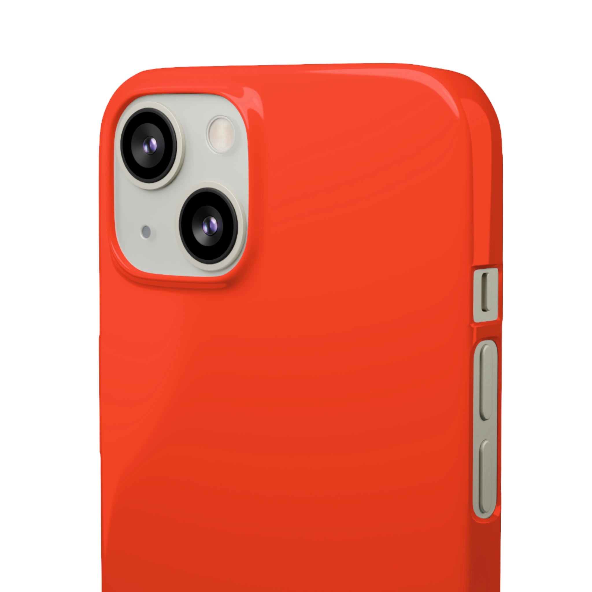 Coquelicot Orange iPhone Case (Slim) Phone Case