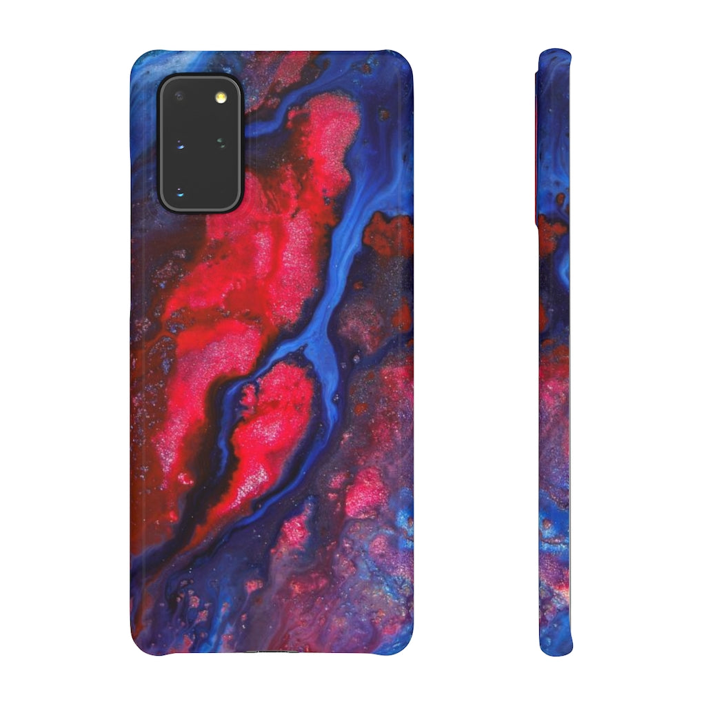 SuperMan Ink Art Android Case (Slim) Samsung Galaxy S20+ Glossy Phone Case