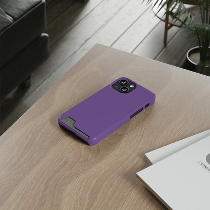 Dark Lavender iPhone Case (Card) Phone Case