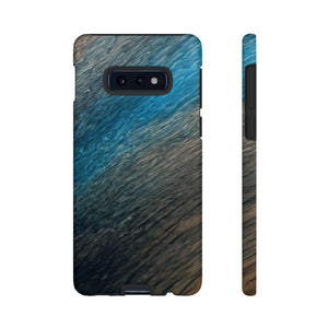 Grey Fabric Ink Art Android Case (Protective) Samsung Galaxy S10E Matte Phone Case