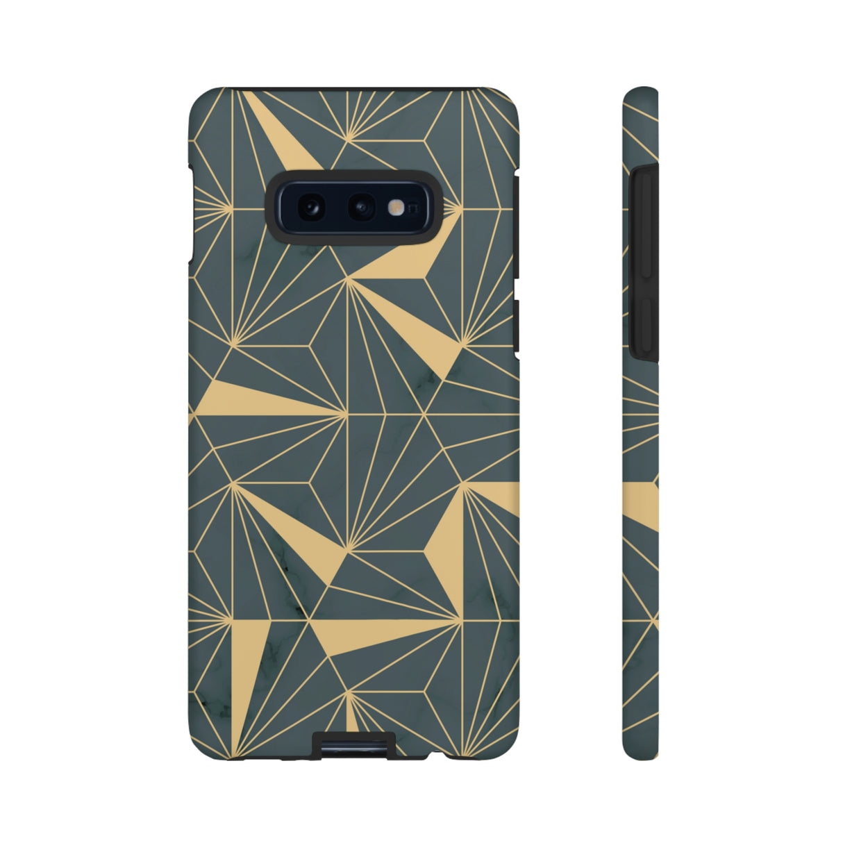 Gold Lines Android Case (Protective) Samsung Galaxy S10E Matte Phone Case