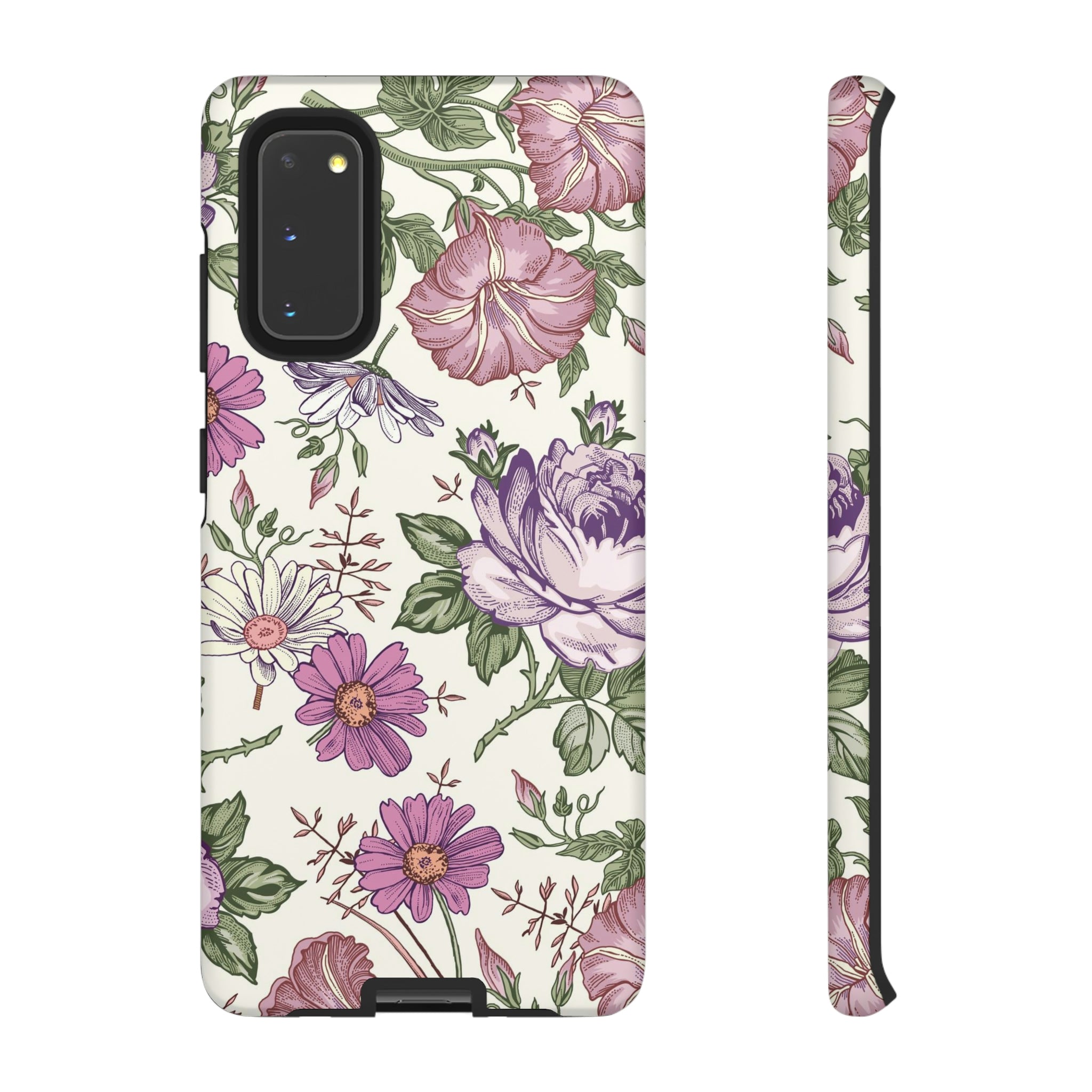 Pastel Vintage Flower Samsung Case (Protective) Samsung Galaxy S20 Matte Phone Case