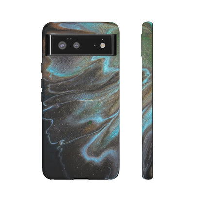 Smaragd Glitter Ink Art Android Case (Protective) Google Pixel 6 Matte Phone Case