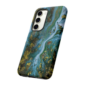 Ocean Blue Ink Art Android Case (Protective) Phone Case