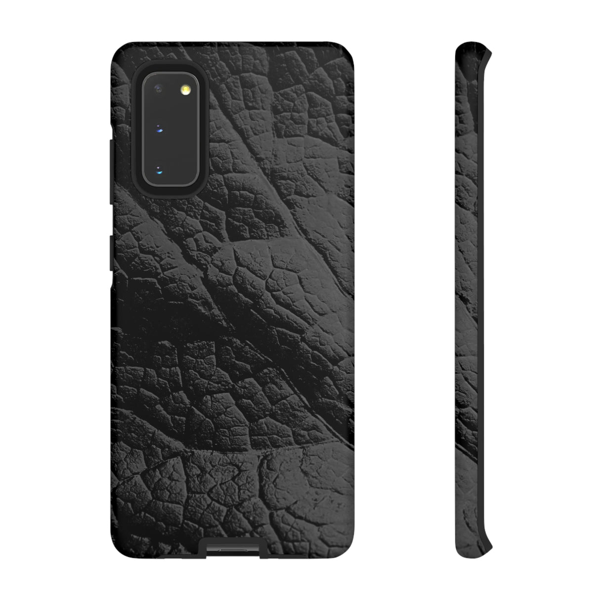 Black Leaf Android Case (Protective) Samsung Galaxy S20 Matte Phone Case