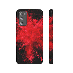 Red Explosion Andriod Case (Protective) Samsung S20 FE Glossy Phone Case