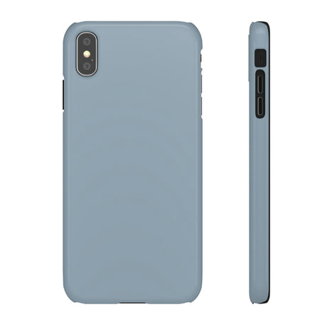 Cadet Grey iPhone Case (Slim) iPhone XS MAX Glossy Phone Case